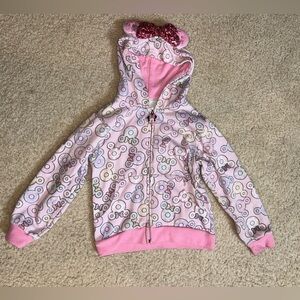 Disney Minnie Mouse Hoodie 
Size 5/6
Worn condition